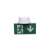 Iris Lighting IL003EMEX3H3W emergency exit sign, green, with white arrow and running man symbol, front view