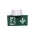 Iris Lighting IL003EMEX3H3W emergency exit sign with arrow, white, green