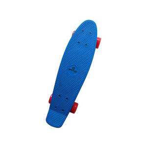 Kék műanyag gördeszka piros kerekekkel - Gördeszkázás