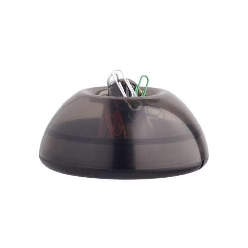 ICO Lux schwarzer magnetischer Büroklammerhalter