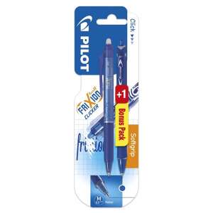 Pilot Frixion Clicker Stilou Erasabil cu Rulment și Stilou cu Bilă Acroball, Albastru, Pachet de 2 - Pilot Stilouri