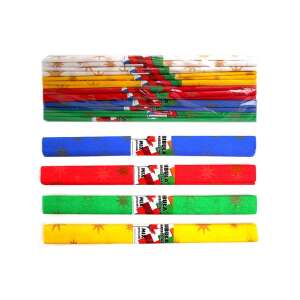 10er Pack Ibula Krepppapier mit Sternmuster, 50x200 cm, verschiedene Farben - Kunst & Hobby