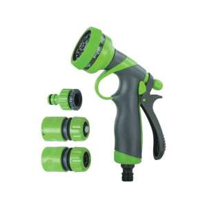 Daye DY2372P 8-Funktionen-Gießpistole-Set, grün und grau, mit 3 verschiedenen Anschlüssen - Bewässerungsdüsen