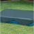 Intex pool cover on rectangular pool in garden setting
