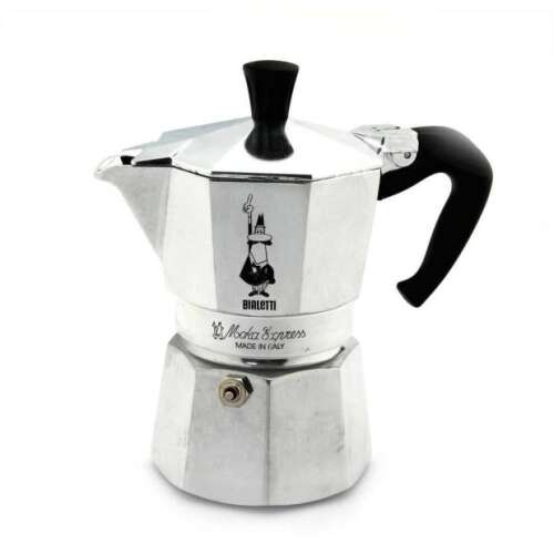 Bialetti Moka Express aparat za espresso, 1 šalica, srebrna