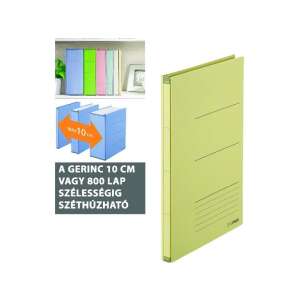 Plus Japan Zero Max bézs bővíthető iratrendező mappa, akár 800 lapig - Gyűrűs mappa