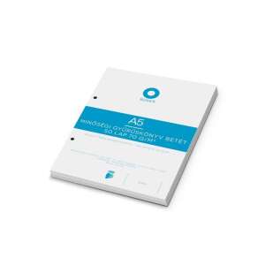 Boxer A5 linierte Ringbuch-Einsätze, 50 Blatt, 70 g/m² - Ringbucheinlagen