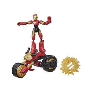 Hasbro Marvel Avengers Bend and Flex Iron Man figúrka s motocyklom, rozbalená - Hasbro