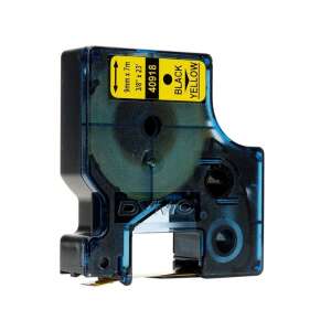 Bandă de etichete Dymo D1, 12mm x 7m, negru pe galben - Dymo Mașini de etichetat și benzi