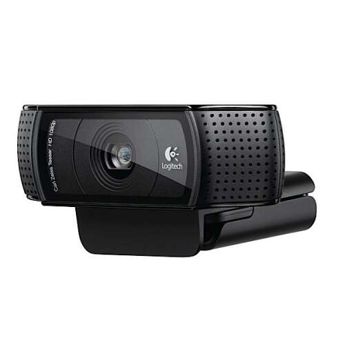 Camera web Logitech C920 1080p negru cu microfon