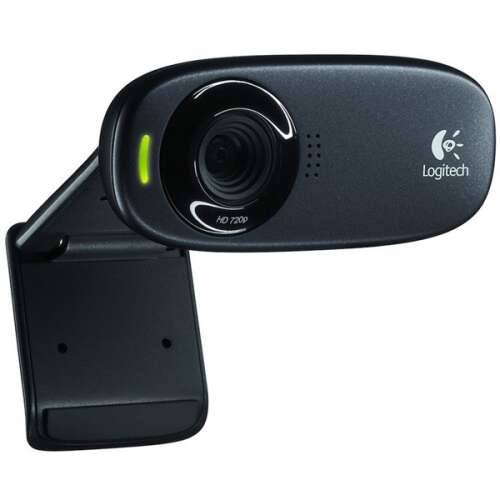 Logitech C310 HD 720p уеб камера с вграден микрофон, черен