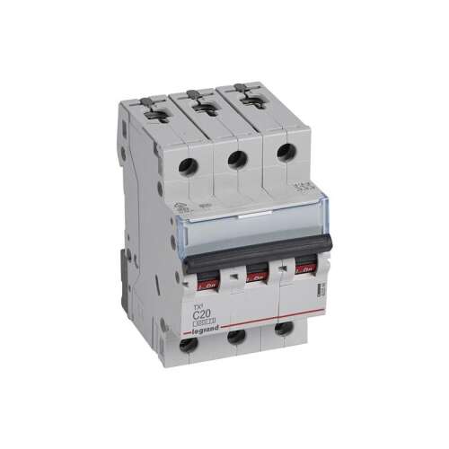 Legrand TX3 C20 6kA BIC 3-poliger Leitungsschutzschalter