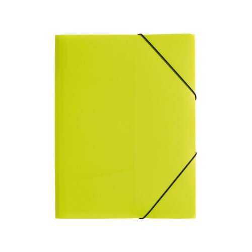 Pagna márkájú, lime zöld színű A4-es PP gumis mappa
