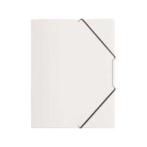 Pagna A4 PP áttetsző gumis mappa, fehér, dokumentumok rendezéséhez, iskolába, irodába, otthonra - Pagna