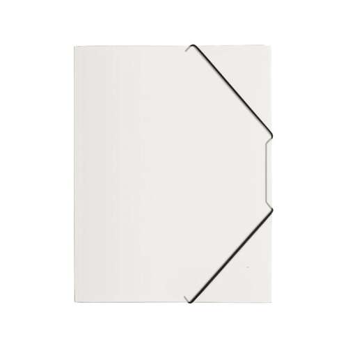 Pagna A4 PP áttetsző gumis mappa, fehér, dokumentumok rendezéséhez, iskolába, irodába, otthonra