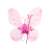 Pink butterfly wings with wand and headband, fairy costume accessory