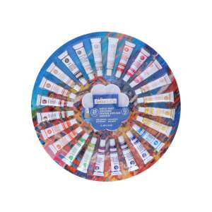 Artist & Co Acrylfarben-Set, 25 Farben, 12 ml Tuben, mit Palette - Acryl-Farben