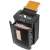 Hama PREMIUM AUTOM120 paper shredder, black, open bin, shredded paper
