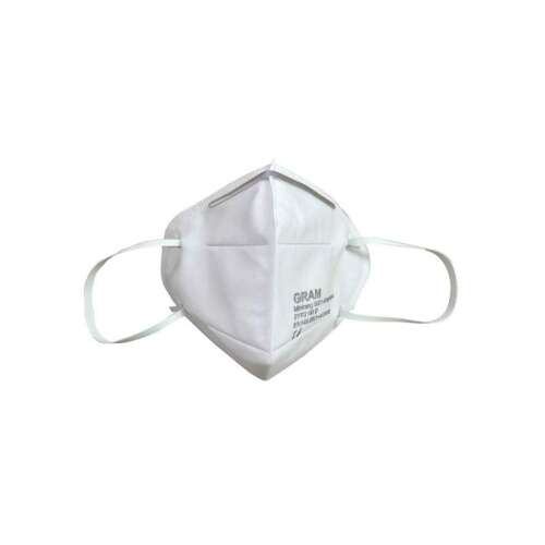 Mască KN95 FFP2, albă, pachet de 2, fără supapă, de unică folosință, respirabilă, protecție, siguranță, praf, poluare, virus, bacterii, alergie, polen