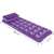 Intex inflatable pool float with cup holders, purple, showing dimensions