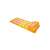 Fashion Lounge inflatable pool float with cup holders, orange color