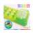 Intex inflatable pool float with cup holders, green