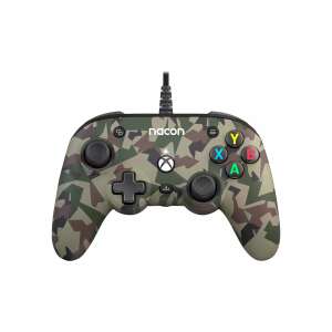 Pohľad spredu na Nacon Pro Compact Xbox Series X Forest Camo ovládač - Nacon