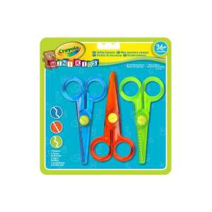 Crayola Mini Kids Sicherheits-Schere, 3er-Pack, blau, orange, grün - Scheren
