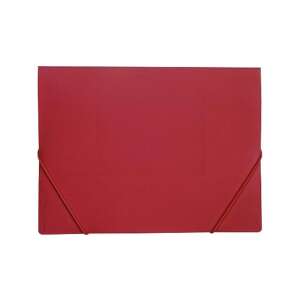 Piros A4-es műanyag mappa gumis záródással - Irattartó mappa