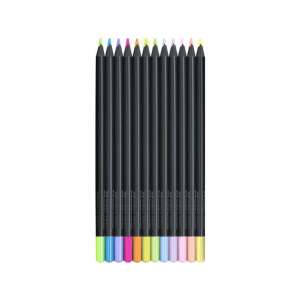 Faber-Castell: Black Edition set boja, pastelno-neon - 12 kom. 87678765 - Drvena bojica