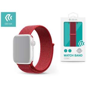 Devia Apple Watch Sport Band, red, 38/40/41 mm, nylon, watch strap - Smart watch strap