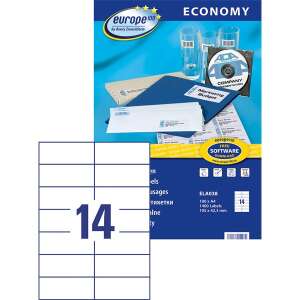 Avery Europe100 ELA038 105x42,3mm Economy univerzális címkék, 1400 címke lapon - Avery