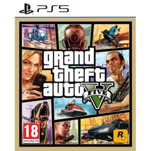 Grand Theft Auto V PS5 game, game cover, PlayStation 5 - Console & PC Game