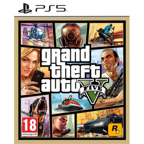 Grand Theft Auto V PS5 game, game cover, PlayStation 5