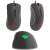 Genesis Xenon 750 RGB gamer egér, fekete, cserélhető oldalsó panelekkel, több szögben