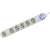 Home NV 06TK-5/WH/1,5 6 socket power strip with 5 meter cable and switch