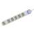 Home NV 06TK-5/WH/1,5 6 socket power strip with 5 meter cable and switch