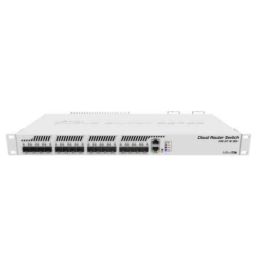 Switch router cloud Mikrotik CRS317-1G-16S+RM, 16 porturi SFP+ 10G, 1 port 1000Mbps, montare în rack