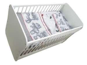 5-dielne posteľné prádlo MyKids - Teddy #grey (5I) 31298067 Obaly a súpravy detskej posteľnej bielizne