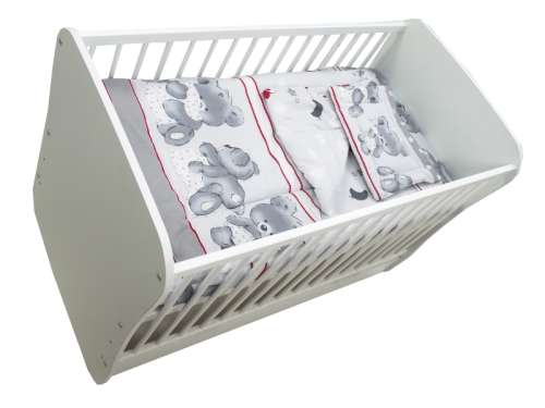 5-dielne posteľné prádlo MyKids - Teddy #grey (5I)