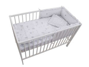 MyKids 3 kusy posteľného prádla - Bunny #grey (4N) 31298805 Obaly a súpravy detskej posteľnej bielizne