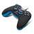Spirit of Gamer Xgp (SOG-WXGP) Kabelloser Controller, Schwarz-Blau, Seitenansicht