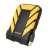 ADATA HD710P 1TB Yellow External Hard Drive Angled View