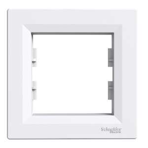 Cadru Schneider Electric ASFORA alb pentru 1 modul - Schneider Rame pentru întrerupătoare