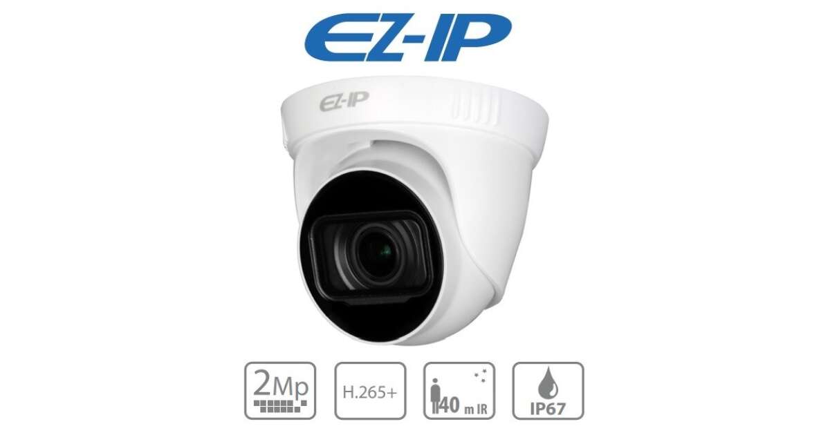 EZ-IP IPC-T2B20-ZS kültéri, 2MP, 2,8-12mm(motor), IR40m, IP Turret ...