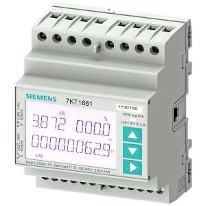 Siemens 7KT1662 SENTRON PAC1600 LCD Energia Mérő, Modbus RTU, MID megfelelőséggel - Villanyszerelés