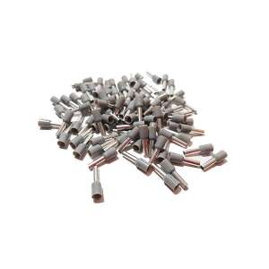 Tracon E119 4mm2 insulated grey cable end sleeves, 100 pieces - Tracon