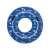 Bestway 119cm aufblasbarer Ring Schwimmreifen mit Hai- und Palmen-Design, blau