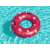 Bestway 119cm aufblasbarer Ring Schwimmreifen mit Segelboot-Design, rot und blau, im Pool