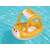 Bestway Friendly Fox Shaded Baby Boat, aufblasbares Schwimmbecken für Babys mit Baldachin, 94 cm, im Pool